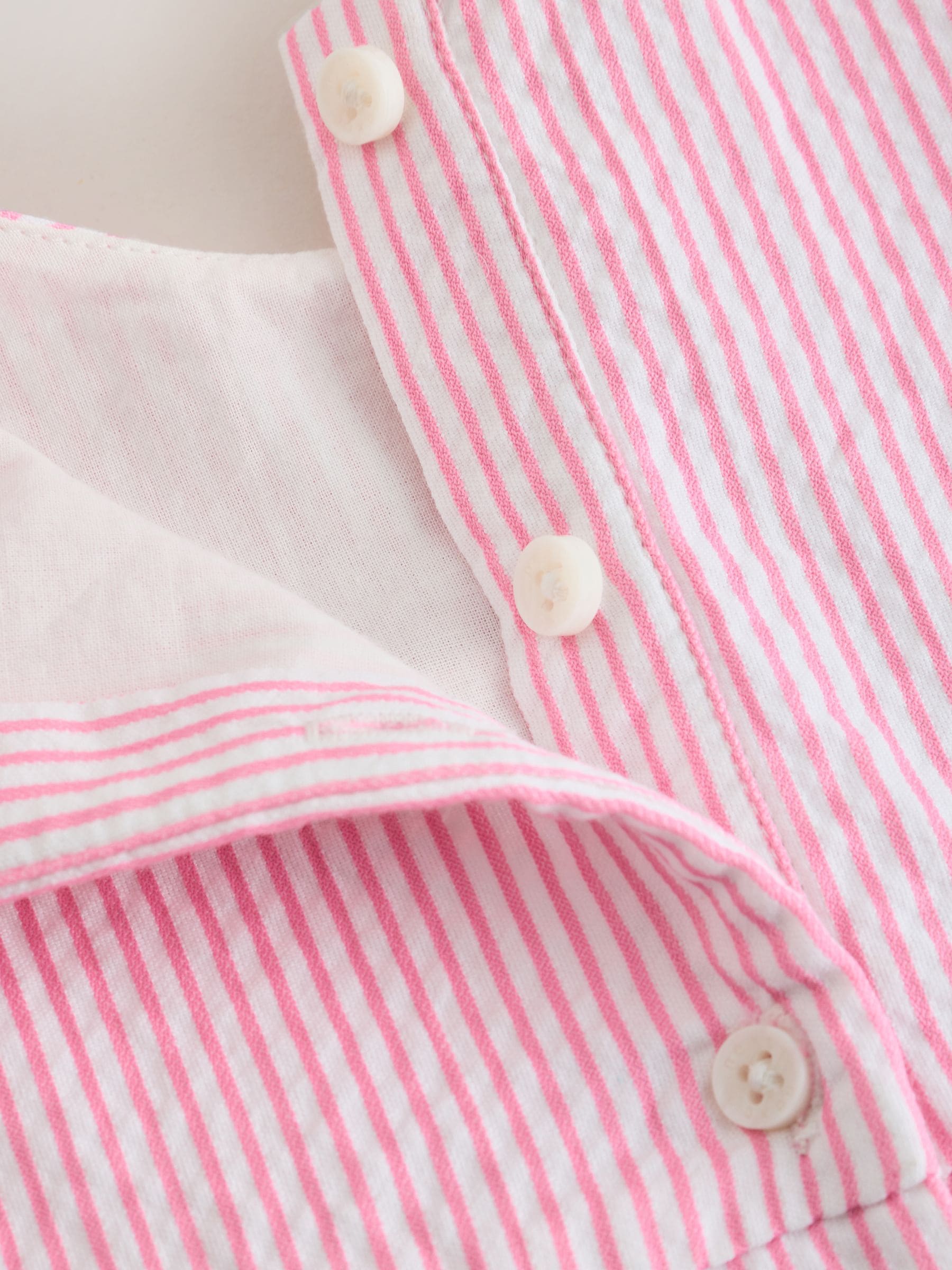 Pink Stripe Woven Baby Dress and Knickers Set 2 Piece (0mths-2yrs) image 7