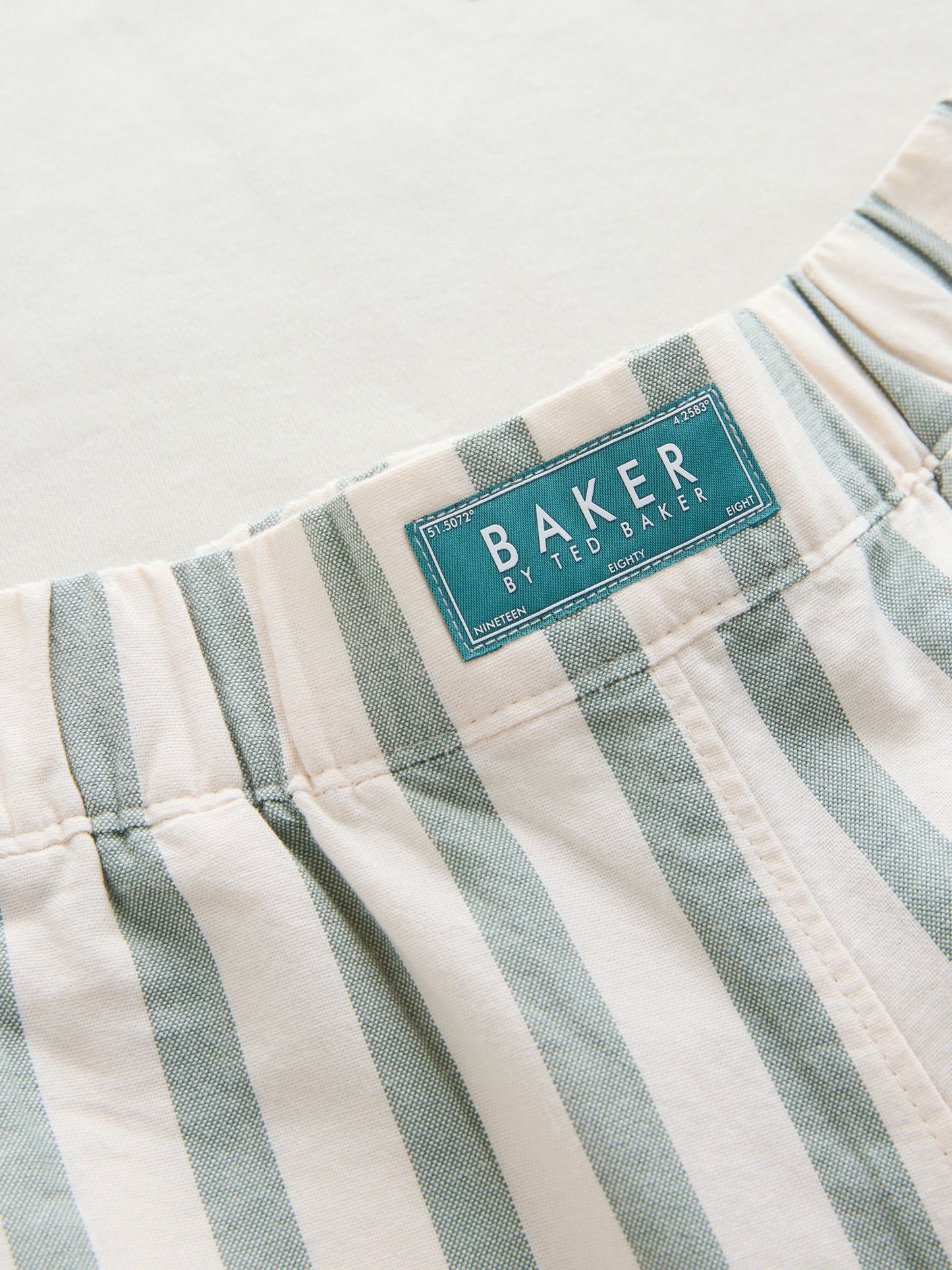 Baker by Ted Baker Stone Graphic T-Shirt and Stripe Trousers Set image 5