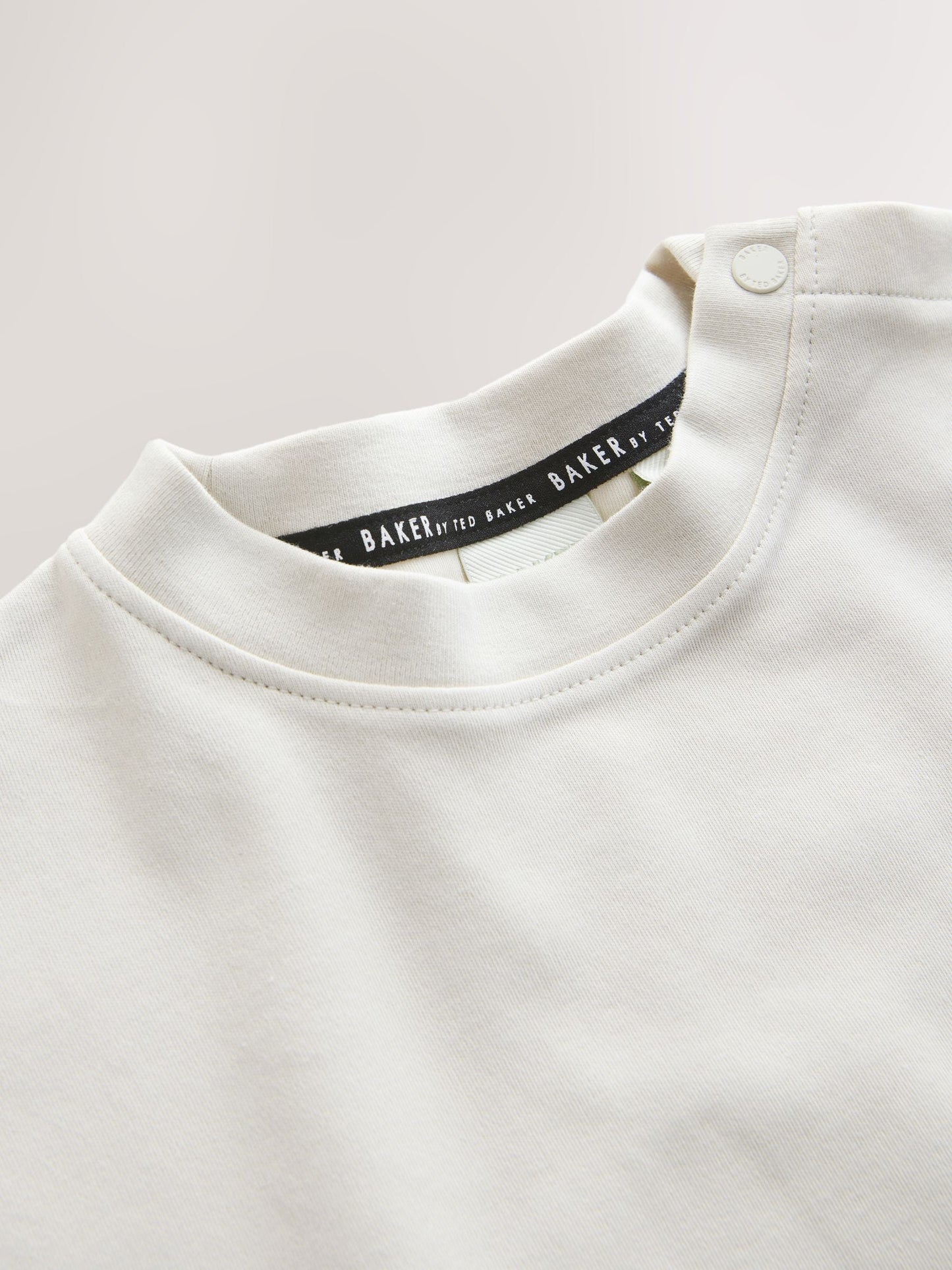 Baker by Ted Baker Stone Graphic T-Shirt and Stripe Trousers Set image 6