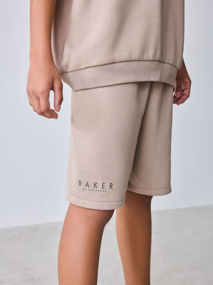 Baker by Ted Baker Short Sleeve Graphic Sweatshirt and Shorts Set image 5