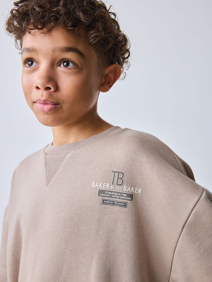 Baker by Ted Baker Short Sleeve Graphic Sweatshirt and Shorts Set image 7