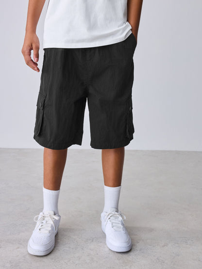 Baker by Ted Baker Grey/Black Gilet, T-Shirt and Cargo Shorts 3 Piece Set image 7