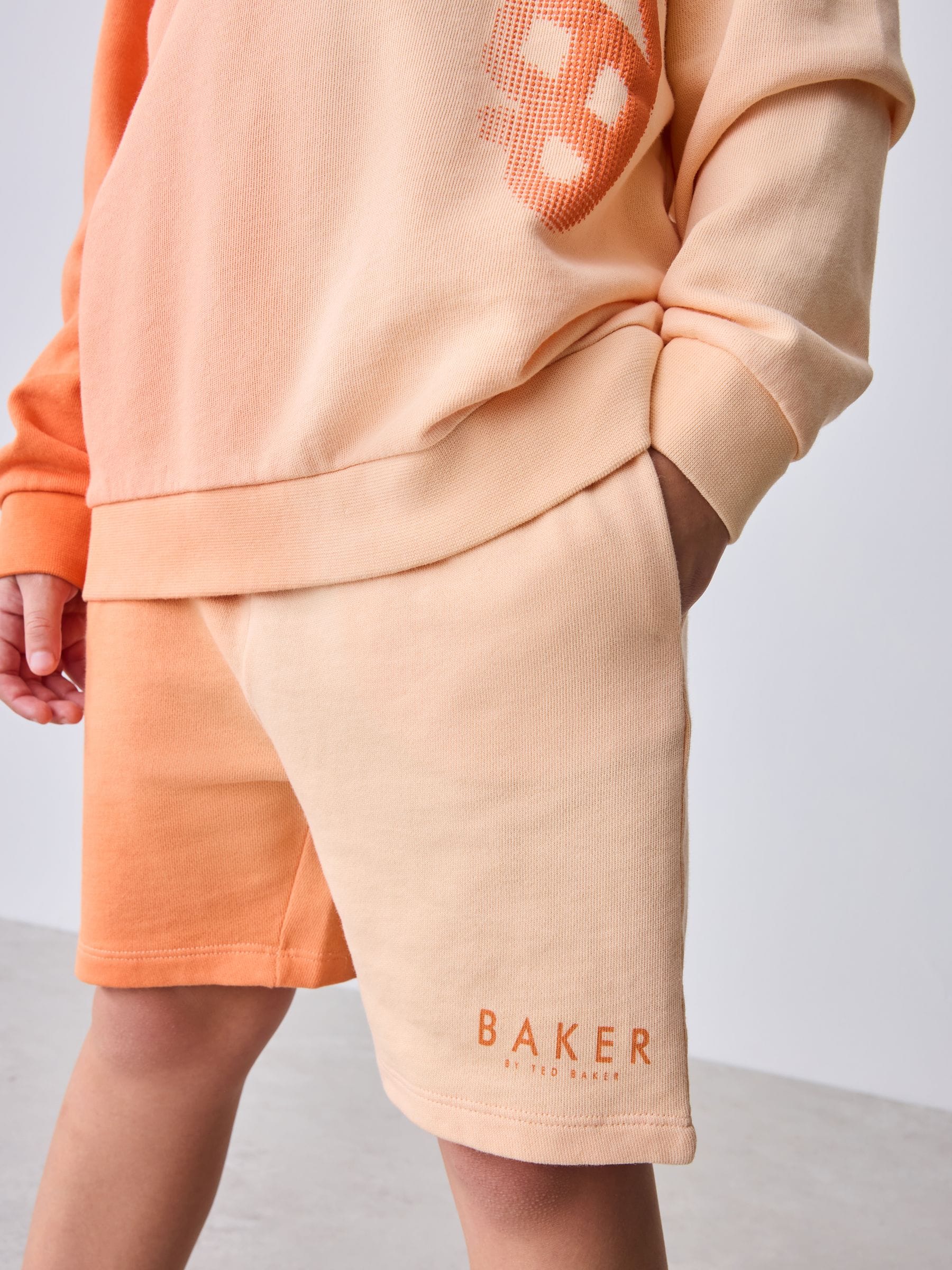 Baker by Ted Baker Ombre Sweatshirt and Shorts Set image 5