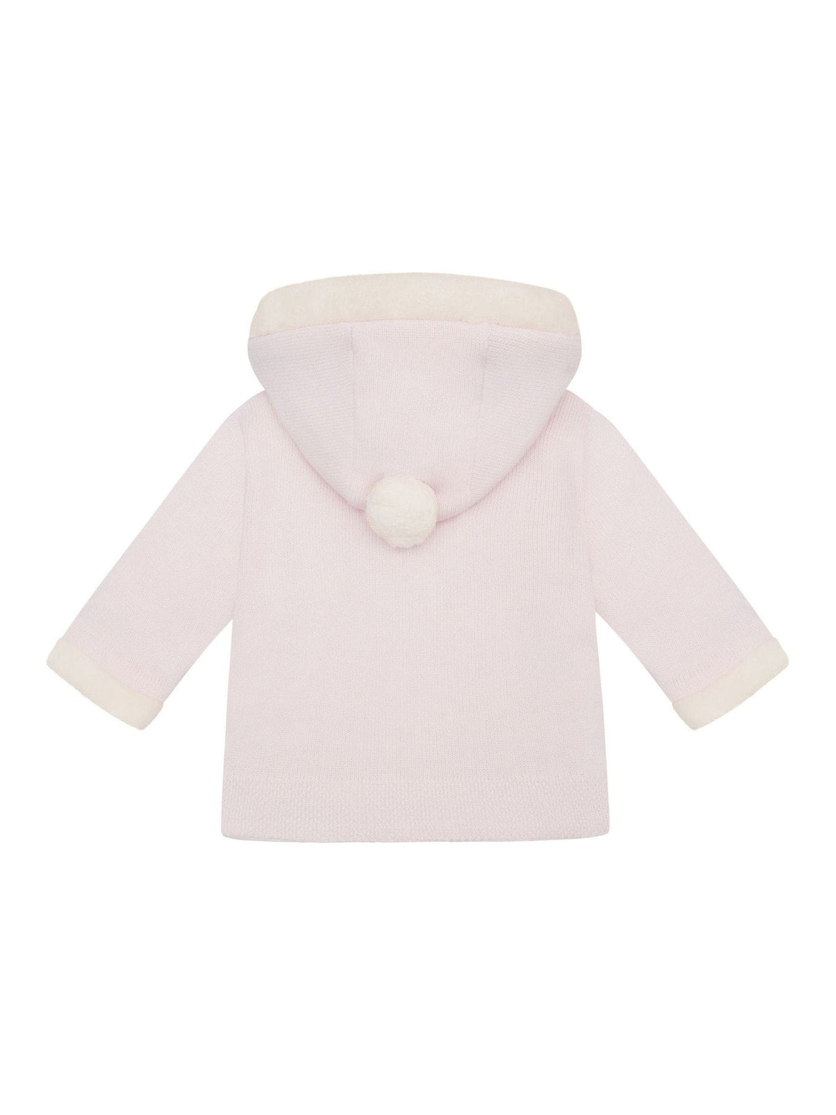 Dsiney Kidz - Emile Et Rose Kitty Pink Knitted Hooded Jacket With Fur Trim image 4