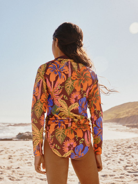 Dsiney Kidz - Orange Tropical Sunsafe Suit (3-16yrs) image 2