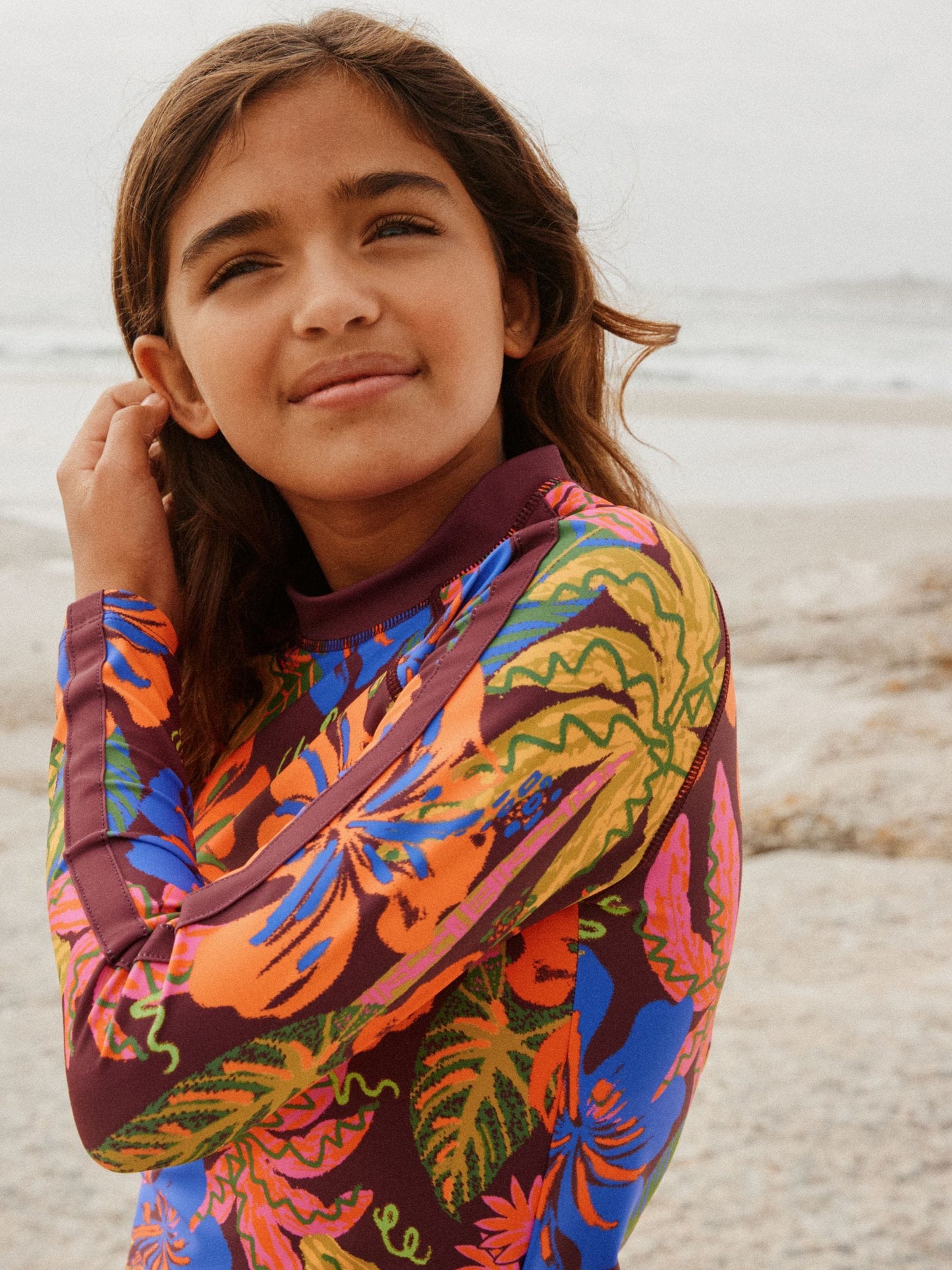 Dsiney Kidz - Orange Tropical Sunsafe Suit (3-16yrs) image 3