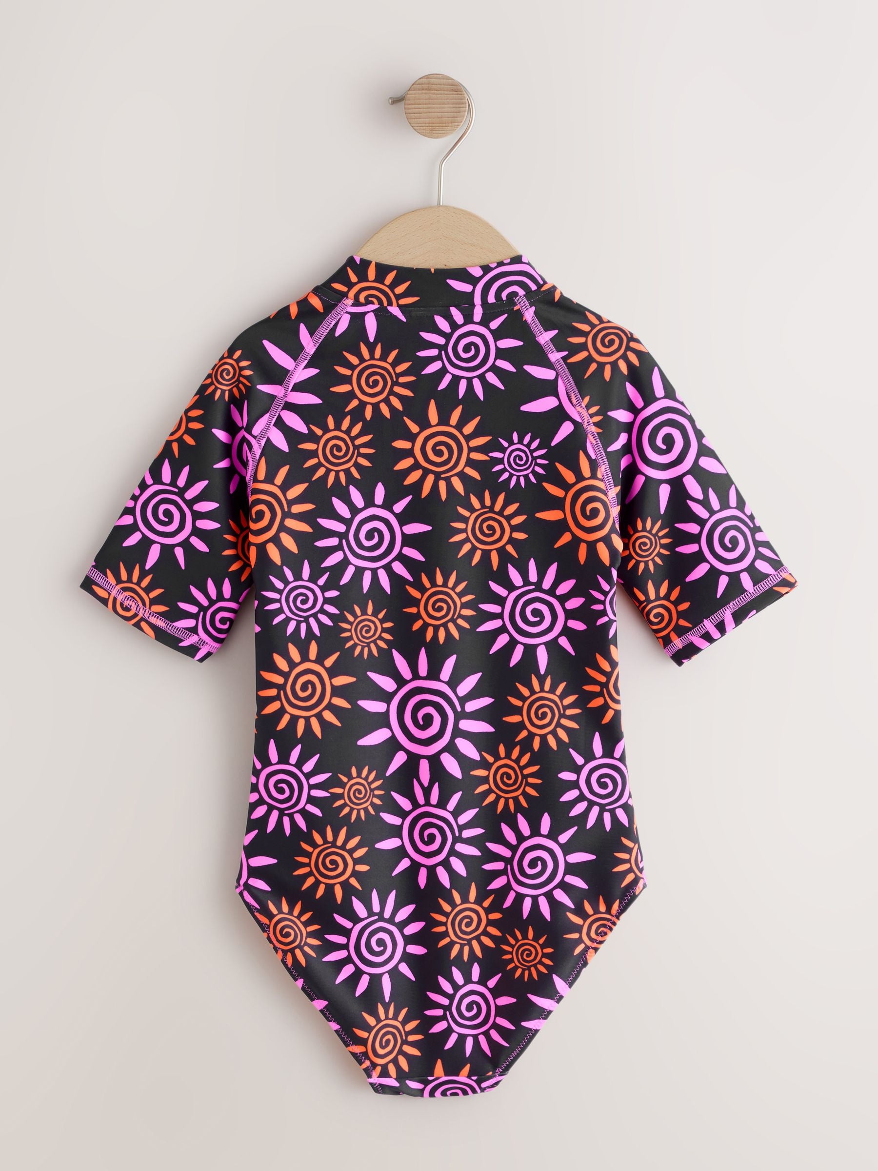 Dsiney Kidz - Black/Pink Sun Short Sleeved Sunsafe Swimsuit (3mths-16yrs) image 6
