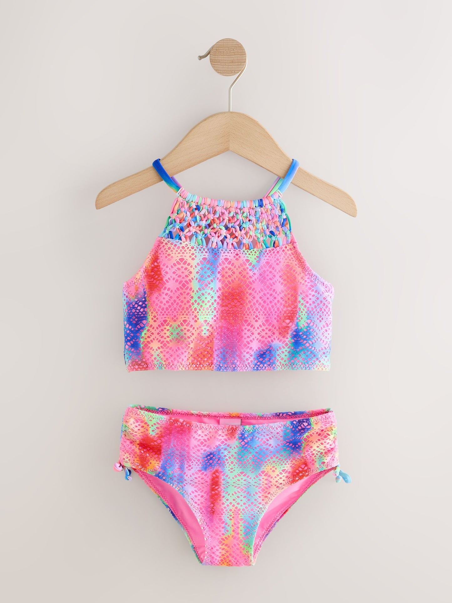 Dsiney Kidz - Multi Tie Dye Macrame Macrame Bikini (3-16yrs) image 6