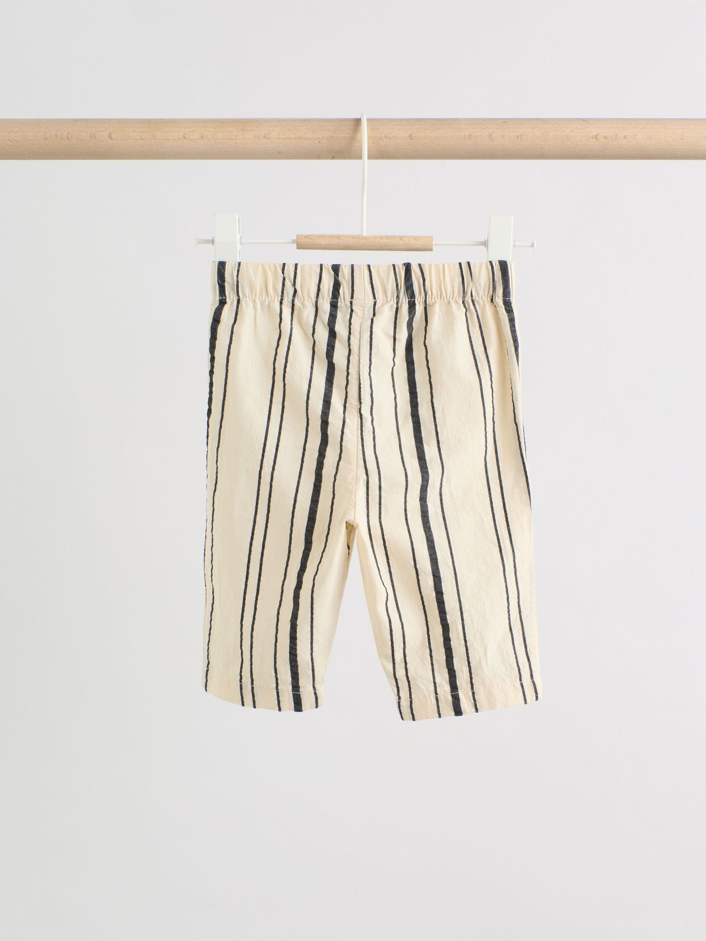 Black/White Stripe Baby Woven Top and Trousers Set 2 Piece (0mths-2yrs) image 6