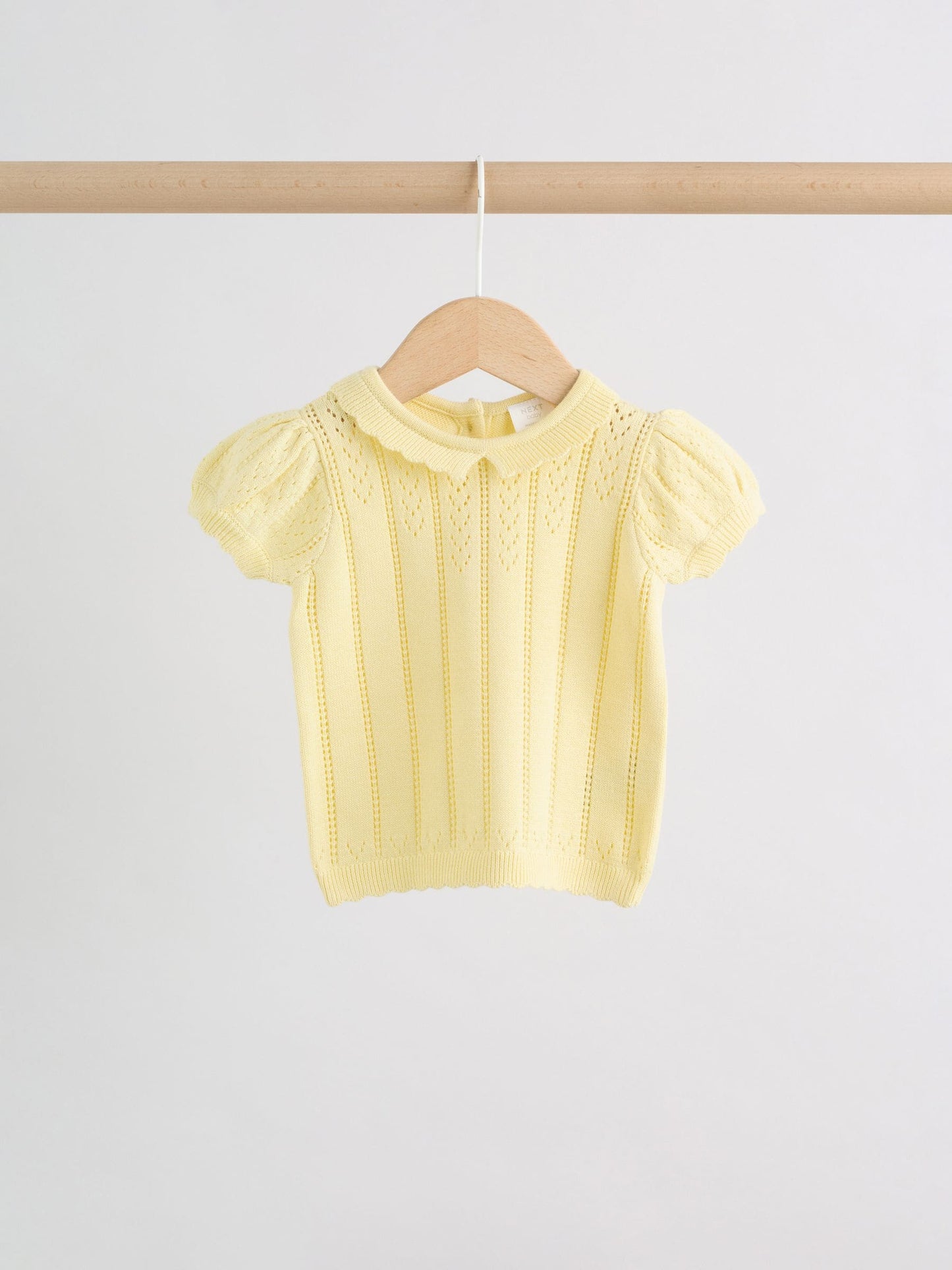 Yellow Baby Knitted Top and Shorts Set 2 Piece (0mths-2yrs) image 7