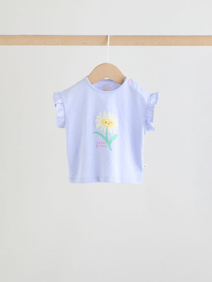 Multi Character Short Sleeve Top and Shorts Baby Set 6 Piece (0mths-2yrs) image 2