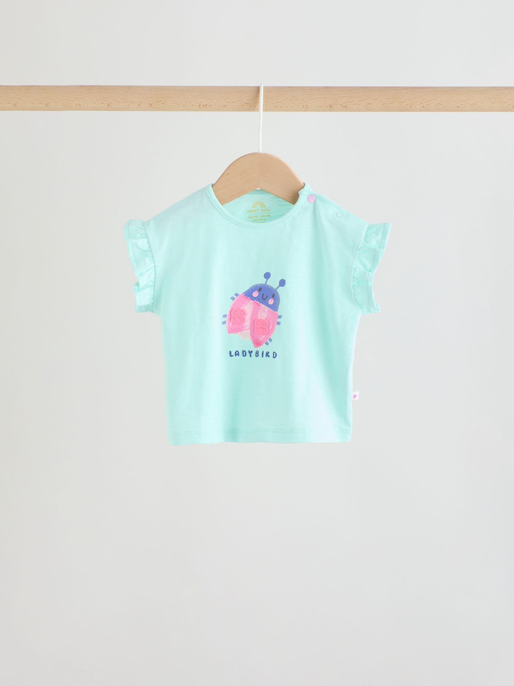 Multi Character Short Sleeve Top and Shorts Baby Set 6 Piece (0mths-2yrs) image 4