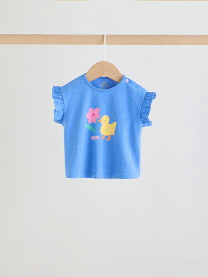 Multi Character Short Sleeve Top and Shorts Baby Set 6 Piece (0mths-2yrs) image 5
