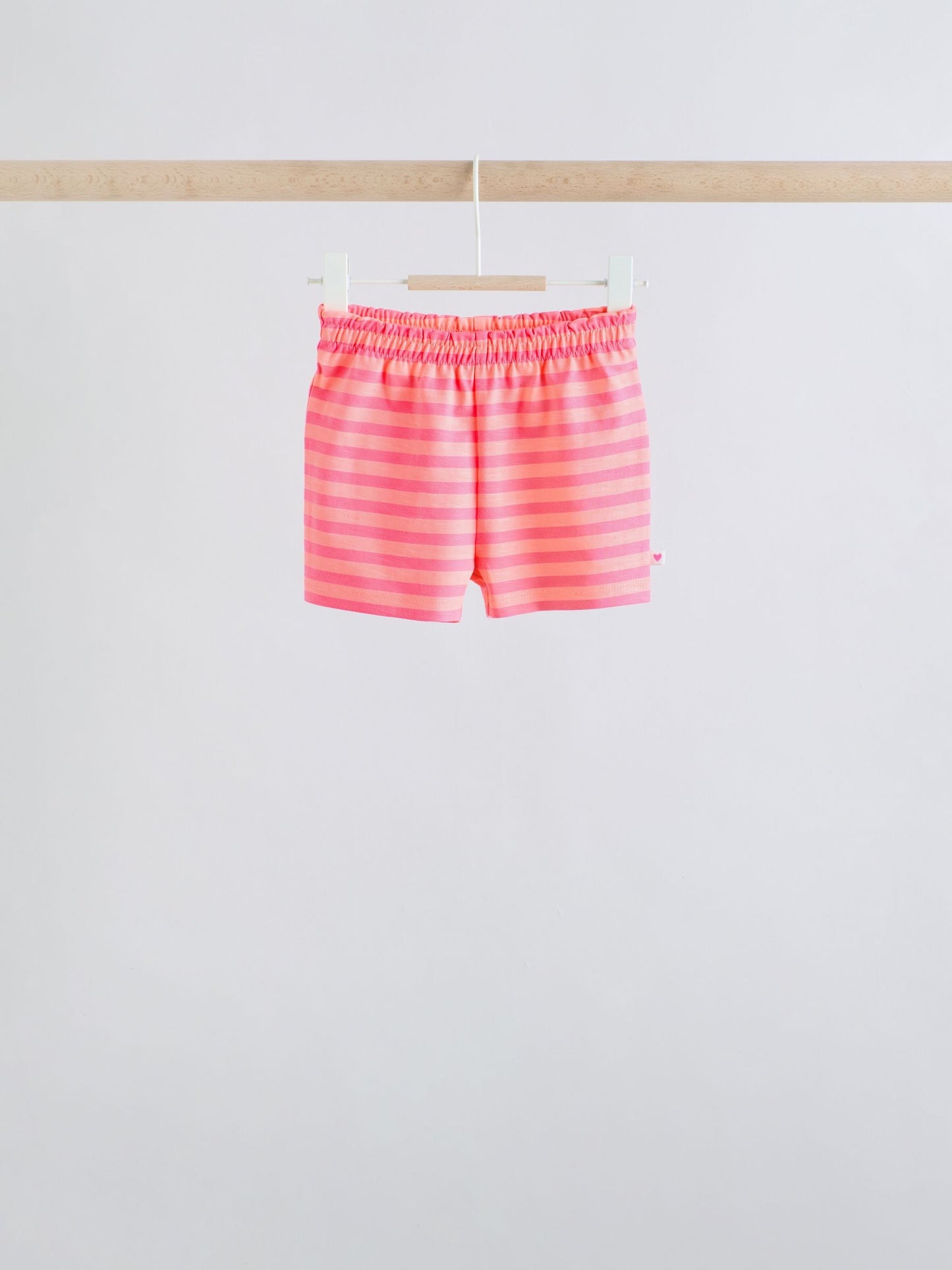 Pink Slogan Short Sleeve Top and Shorts Baby Set 6 Piece (0mths-2yrs) image 4