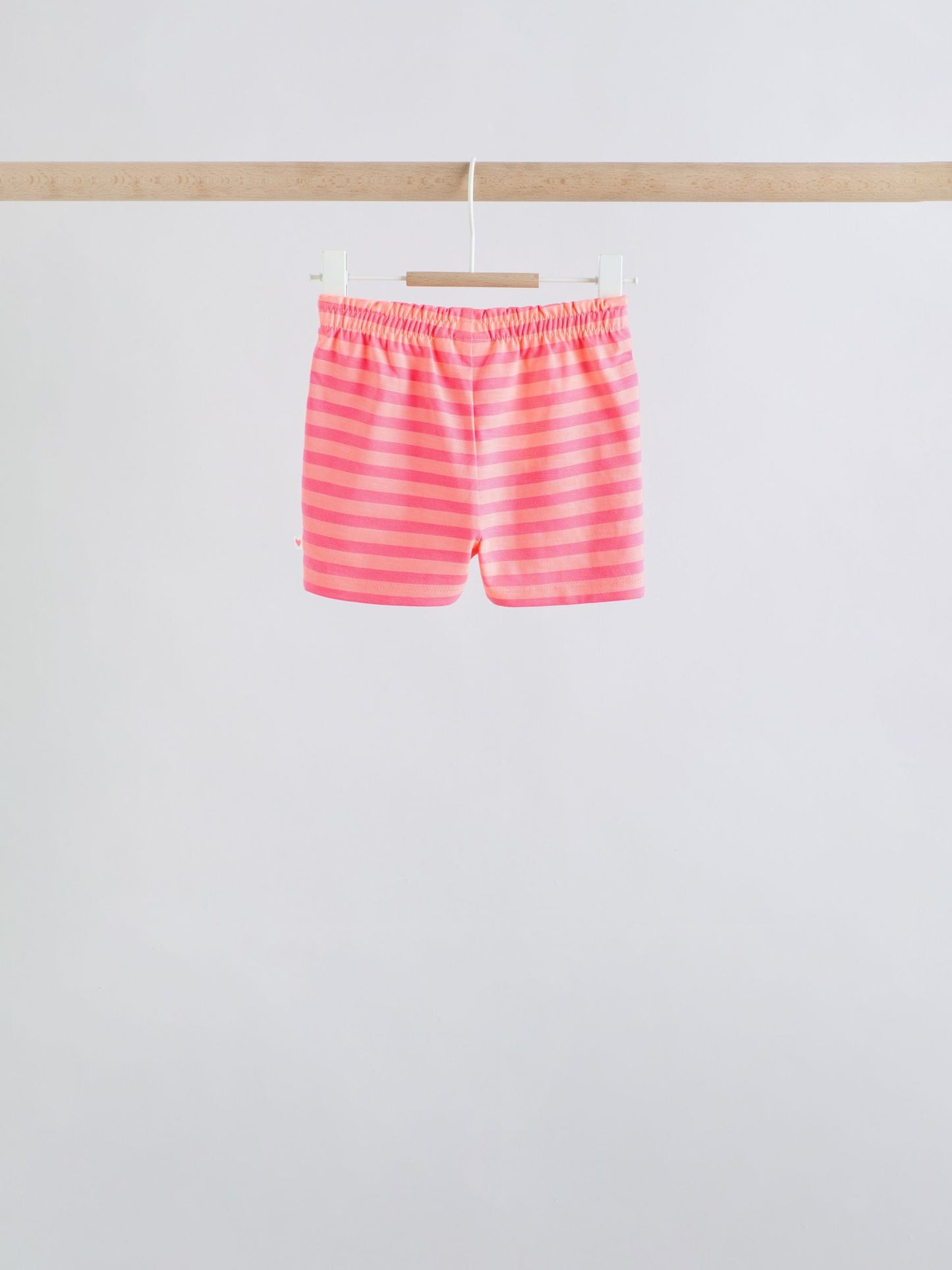 Pink Slogan Short Sleeve Top and Shorts Baby Set 6 Piece (0mths-2yrs) image 5