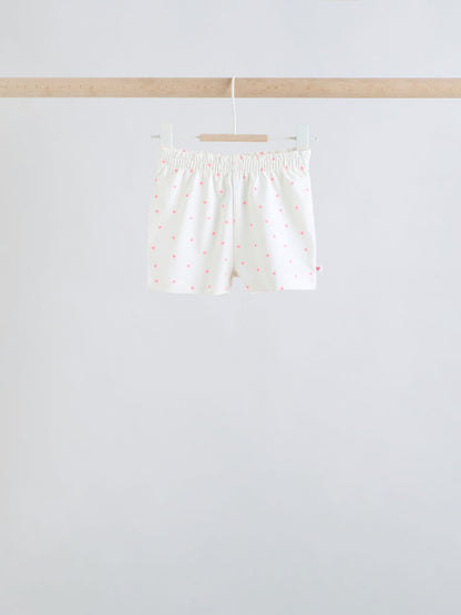 Pink Slogan Short Sleeve Top and Shorts Baby Set 6 Piece (0mths-2yrs) image 7