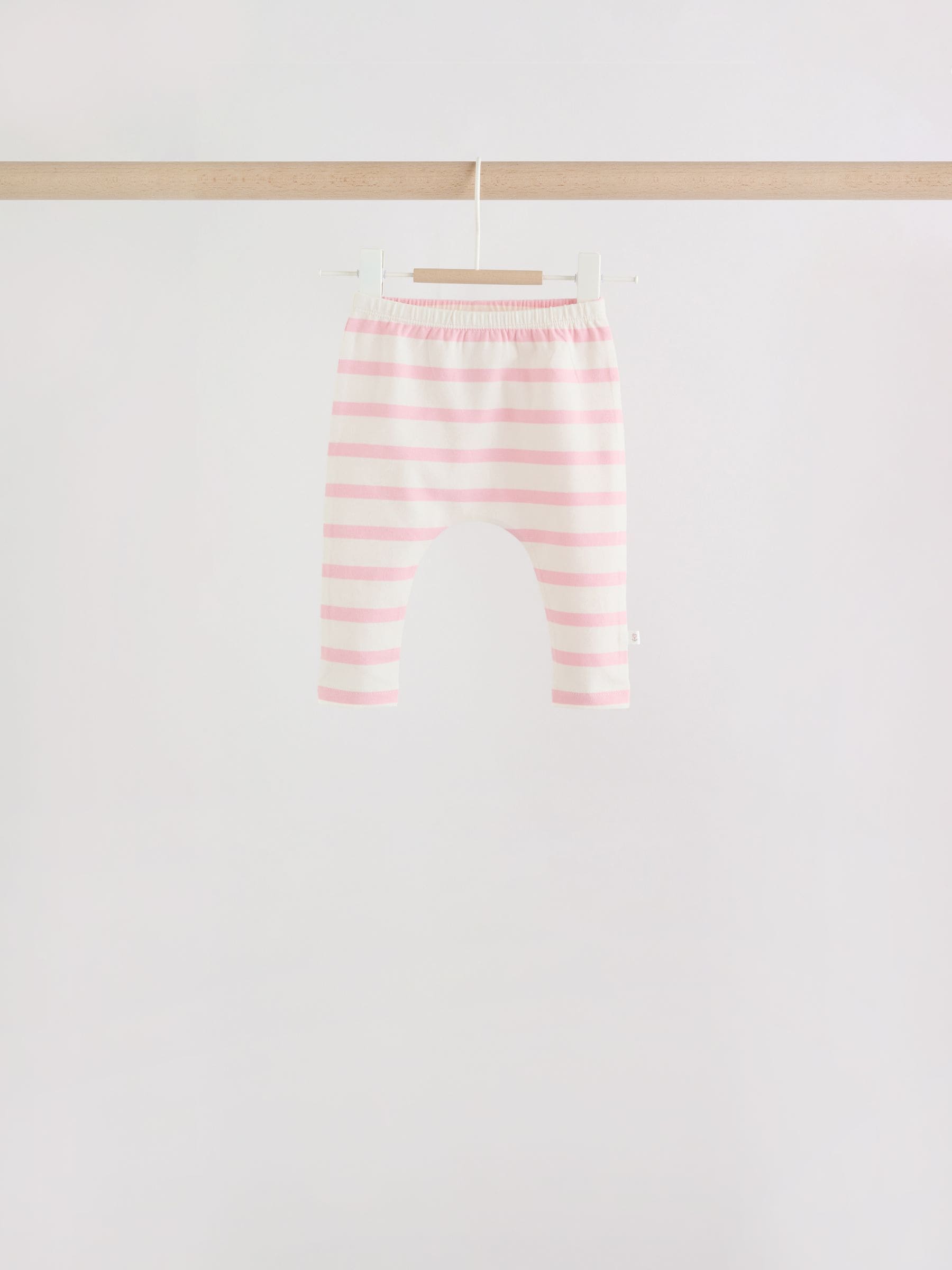 Grey and Pink Short Sleeve Top and Leggings Baby Set 6 Piece (0mths-3yrs) image 5