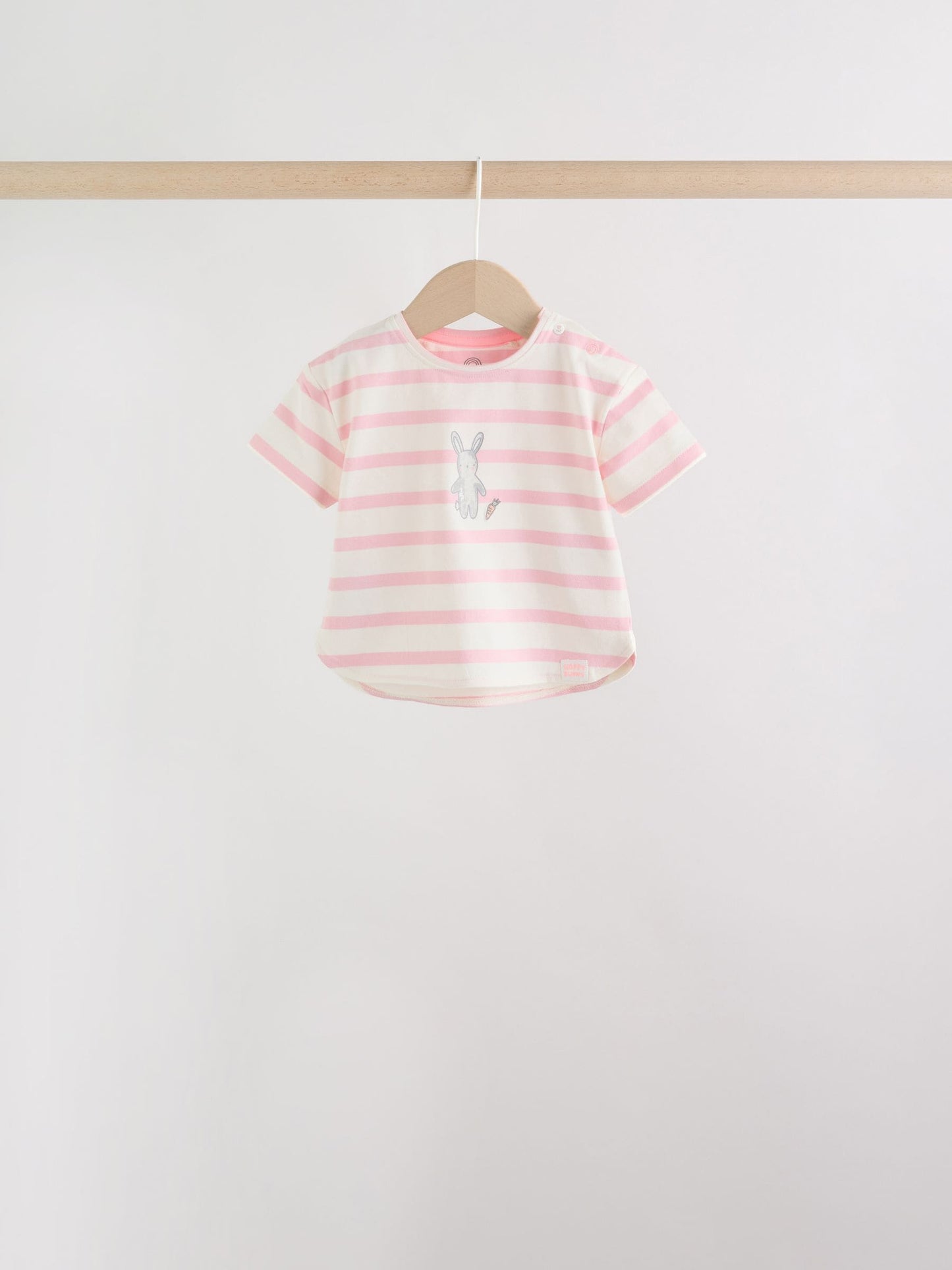 Grey and Pink Short Sleeve Top and Leggings Baby Set 6 Piece (0mths-3yrs) image 6
