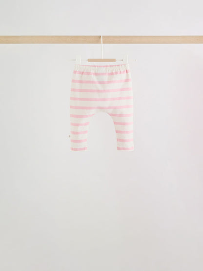 Grey and Pink Short Sleeve Top and Leggings Baby Set 6 Piece (0mths-3yrs) image 7