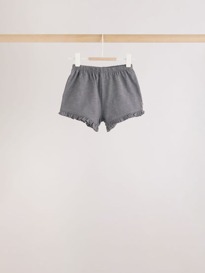 Monochrome Flower Short Sleeve Top and Shorts Baby Set 6 Piece (0mths-2yrs) image 5