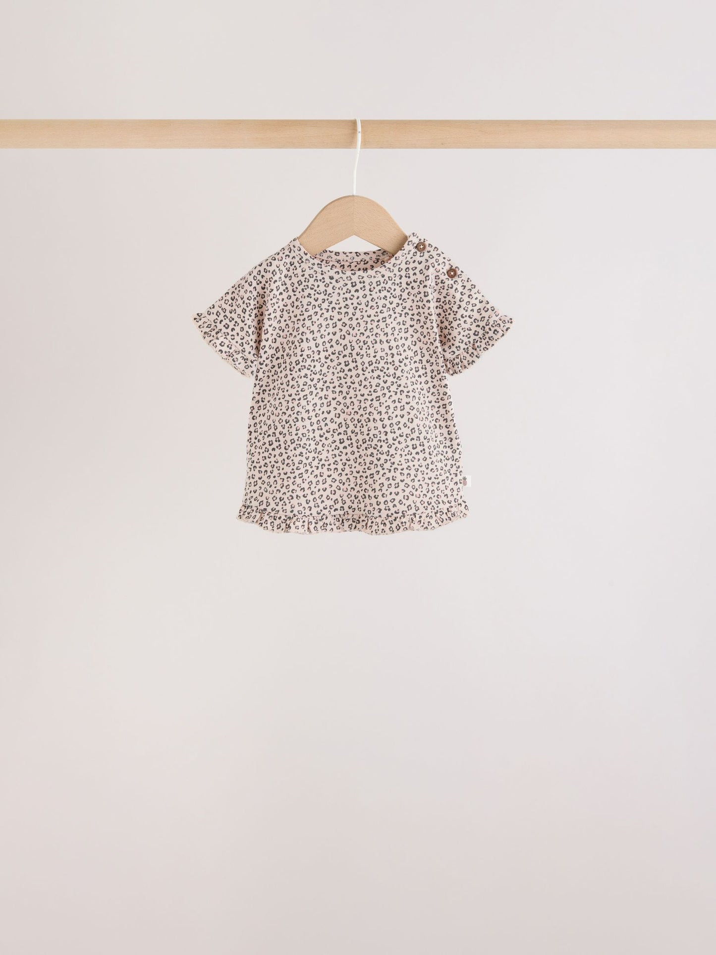 Monochrome Flower Short Sleeve Top and Shorts Baby Set 6 Piece (0mths-2yrs) image 7
