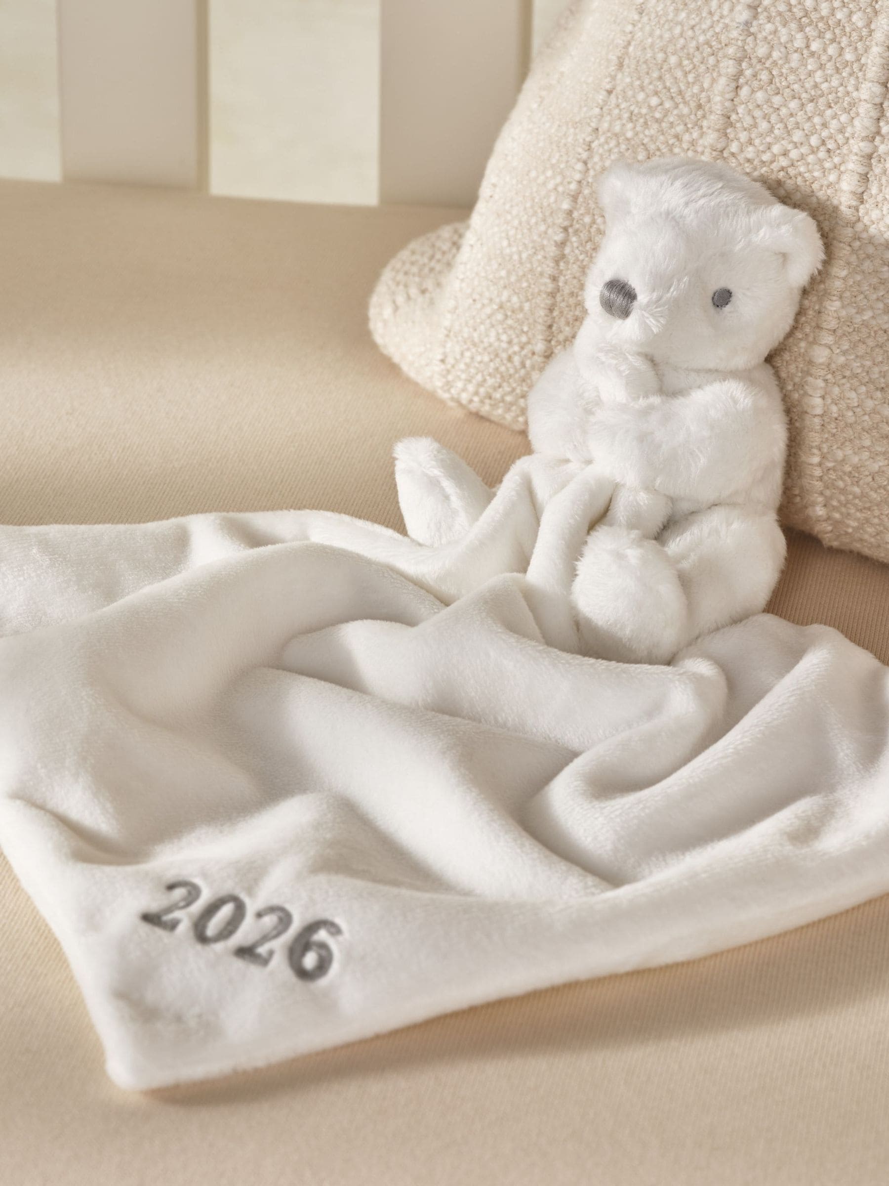 The White Company White 2026 Dated Bear Comforter image 1