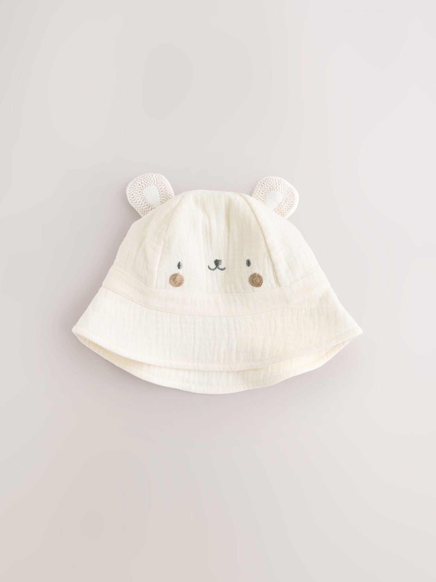 Neutral Bear Baby Bucket Hat image 1