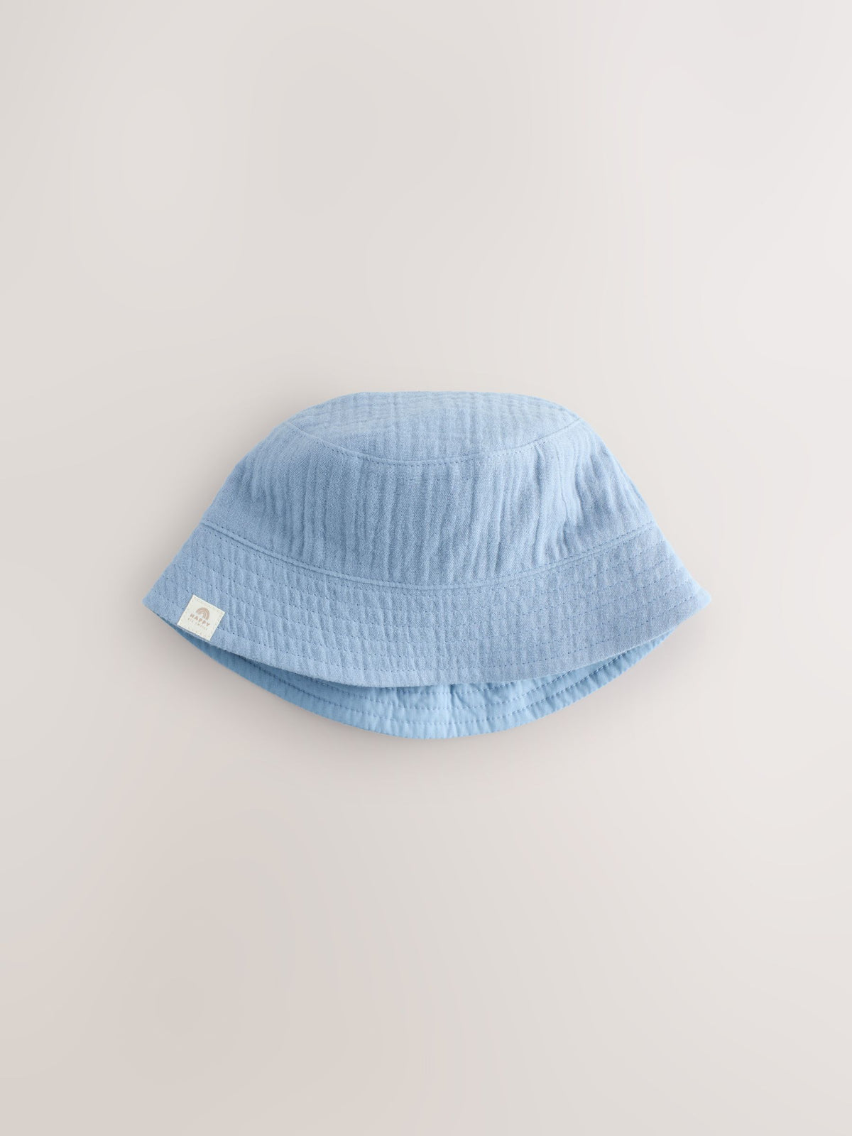 Blue and Beige Baby Bucket Hats 2 Pack image 2