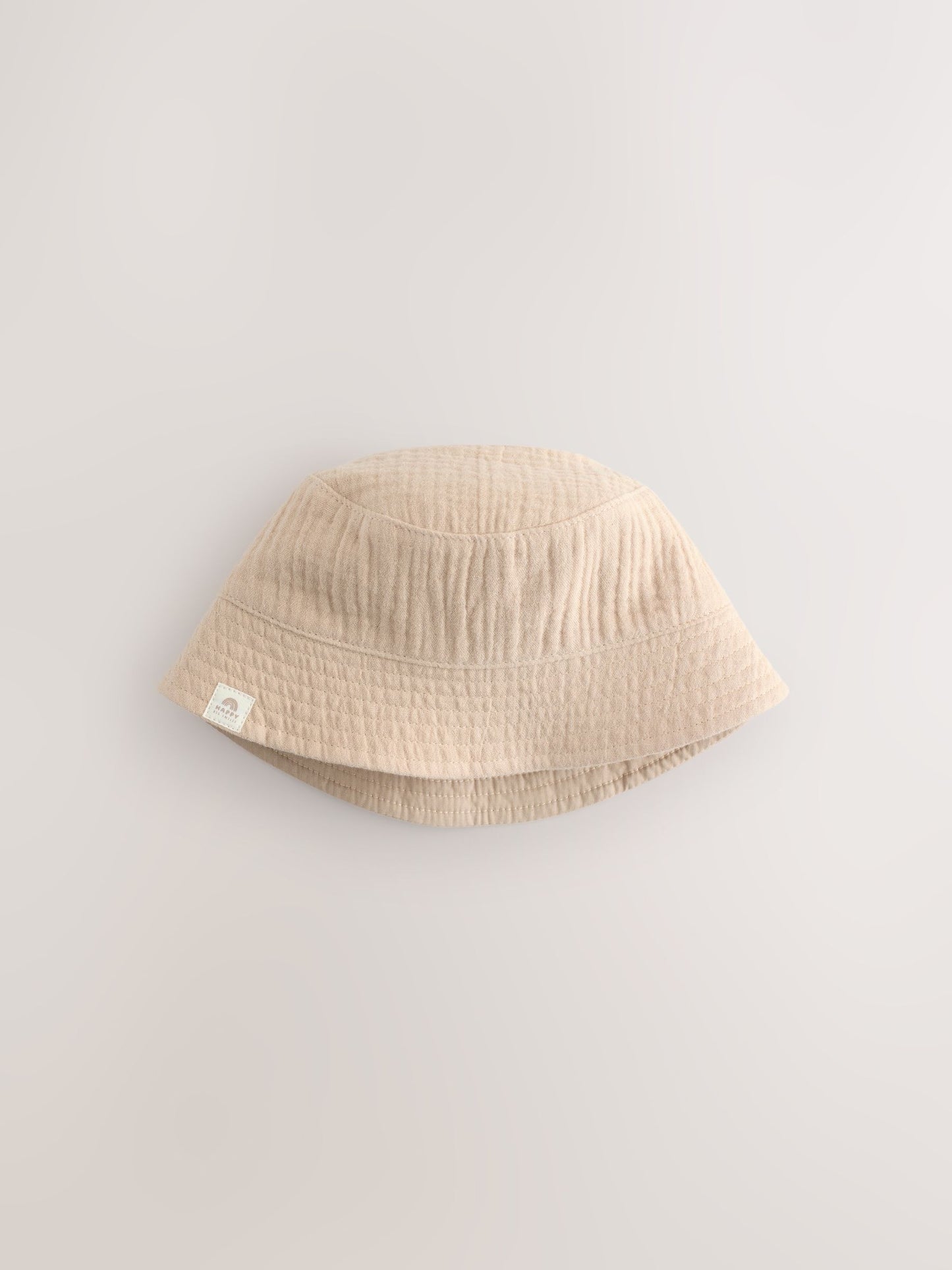 Blue and Beige Baby Bucket Hats 2 Pack image 3