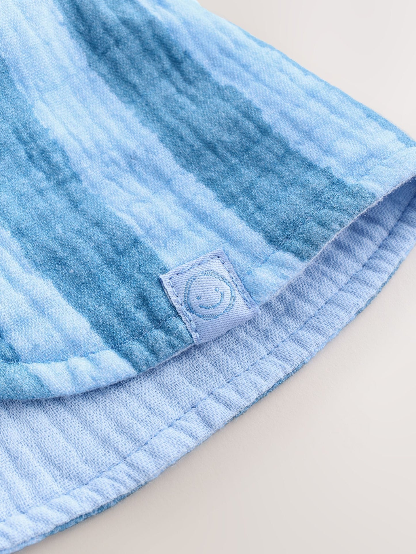 Blue Tonal Stripe Legionnaire Baby Summer Hat image 3