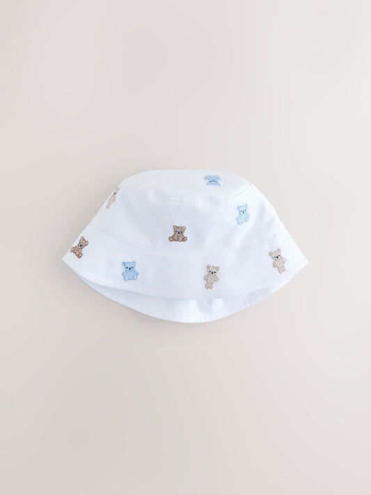 Blue and Bear Embroidered Bucket Hats 2 Pack image 2