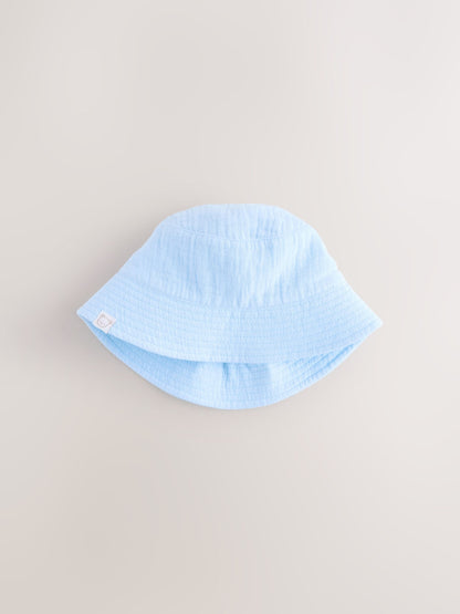 Blue and Bear Embroidered Bucket Hats 2 Pack image 3