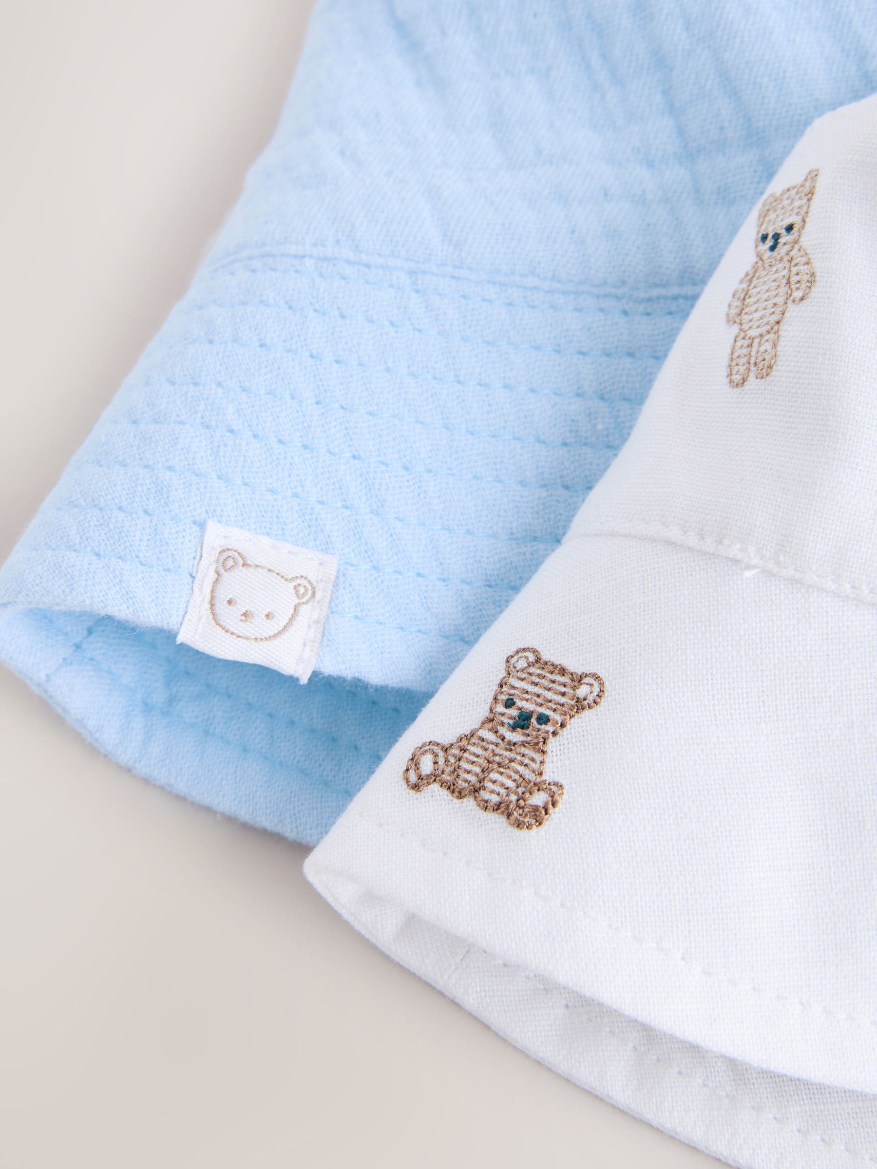 Blue and Bear Embroidered Bucket Hats 2 Pack image 4