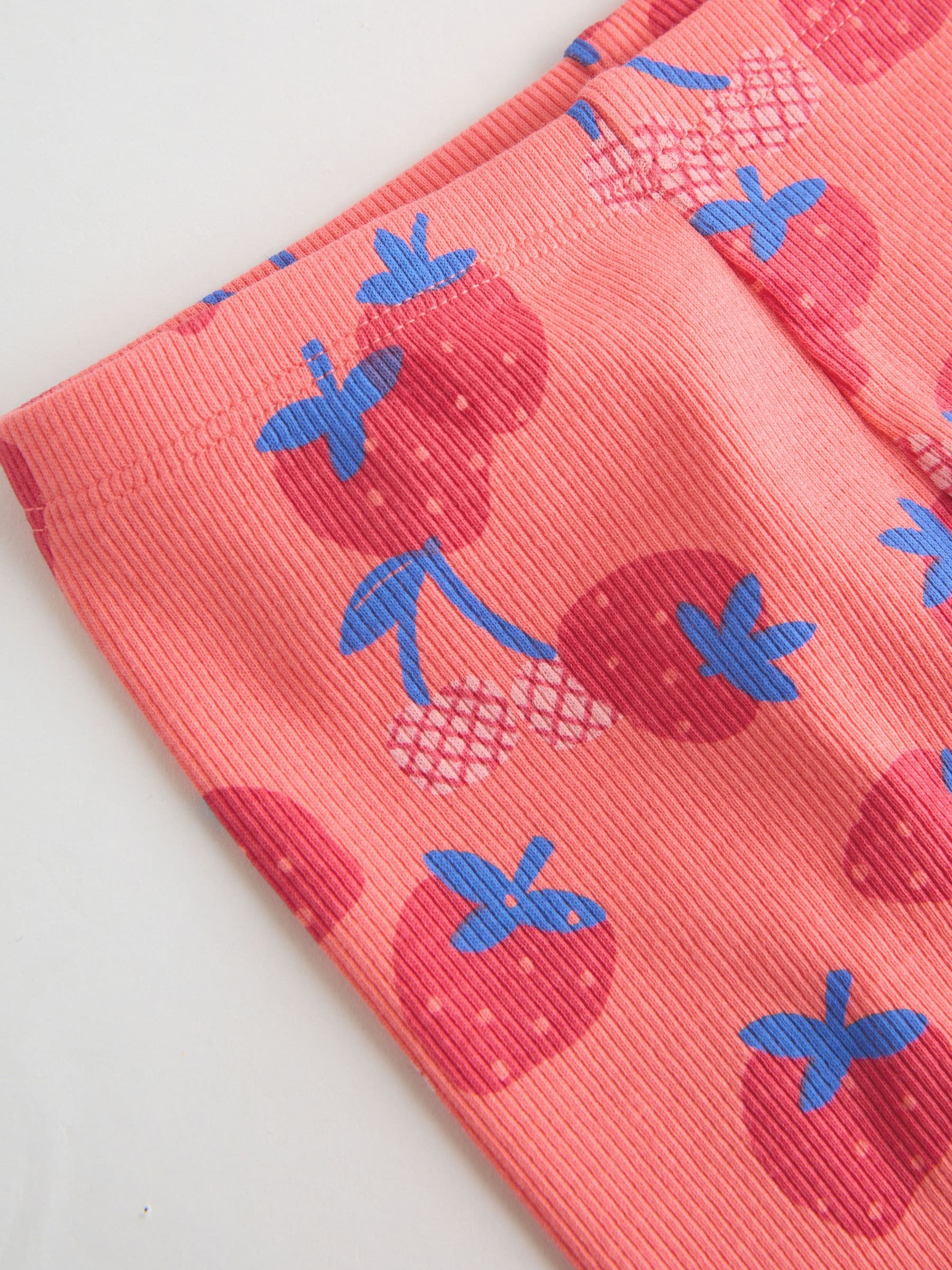 Red Strawberry Rib Top and Leggings Baby Set 2 Piece (0mths-2yrs) image 7