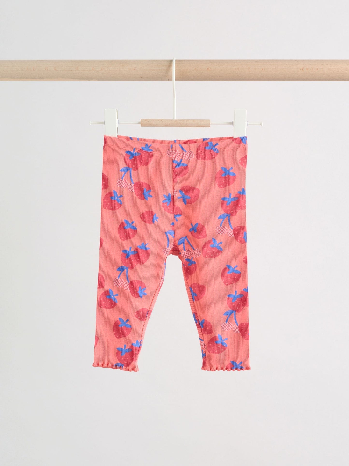 Red Strawberry Rib Top and Leggings Baby Set 2 Piece (0mths-2yrs) image 3