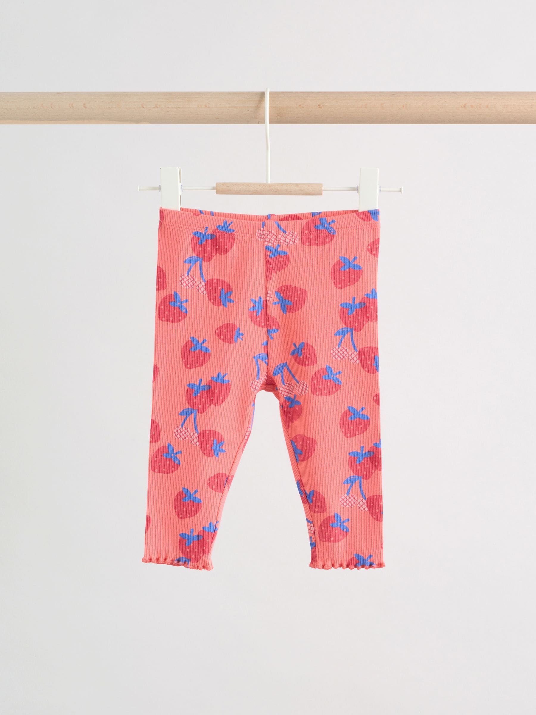 Red Strawberry Rib Top and Leggings Baby Set 2 Piece (0mths-2yrs) image 3