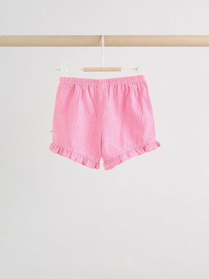 Green Pink Ladybird Short Sleeve Baby Top and Short Set 2 Piece (0mths-2yrs) image 6