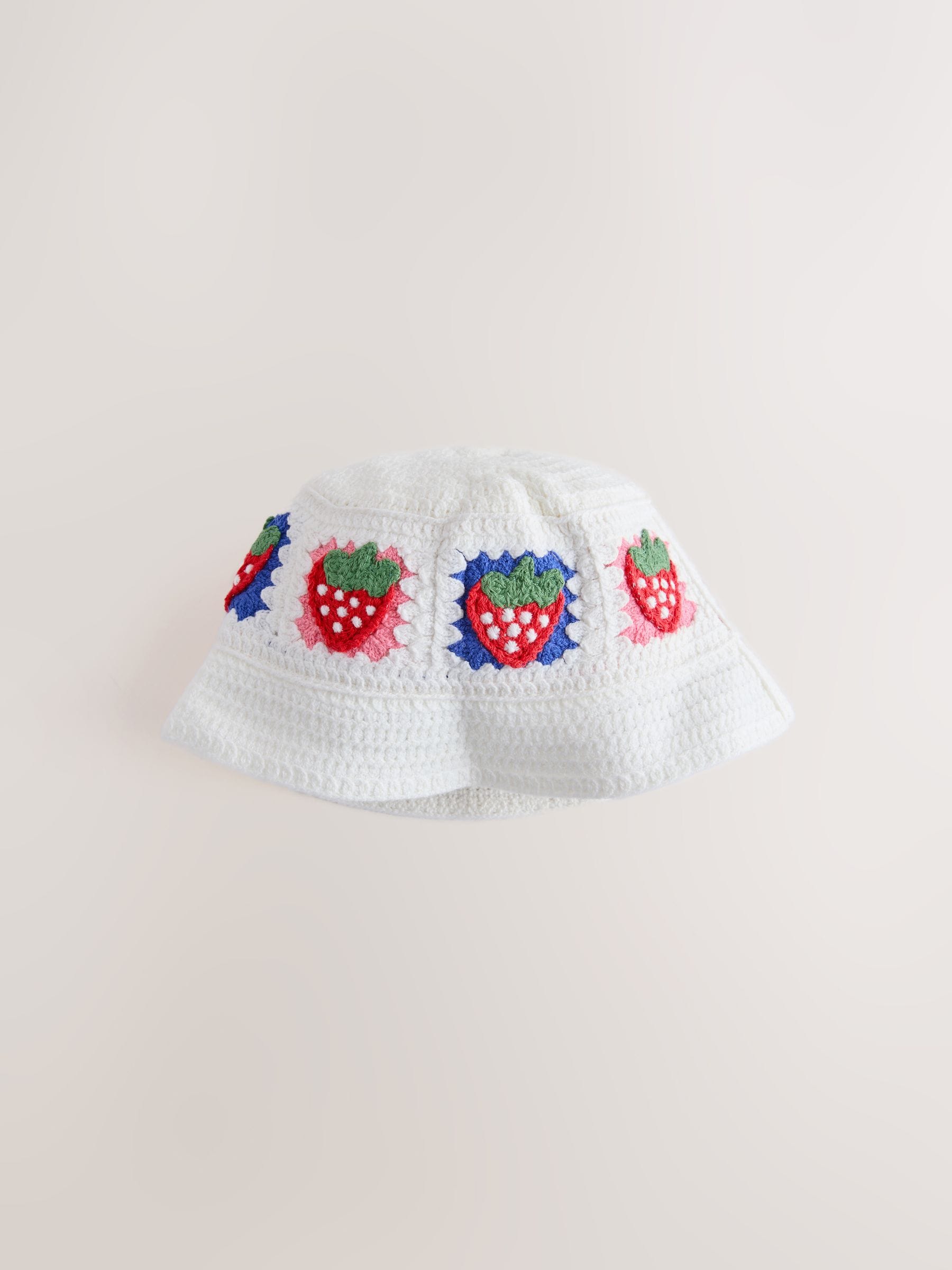 Crochet Knitted Baby Bucket Hat image 1