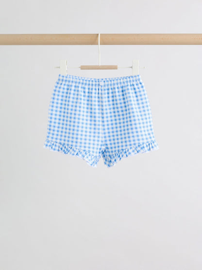 White Picnic Short Sleeve Baby Top and Short Set 2 Piece (0mths-2yrs) image 7