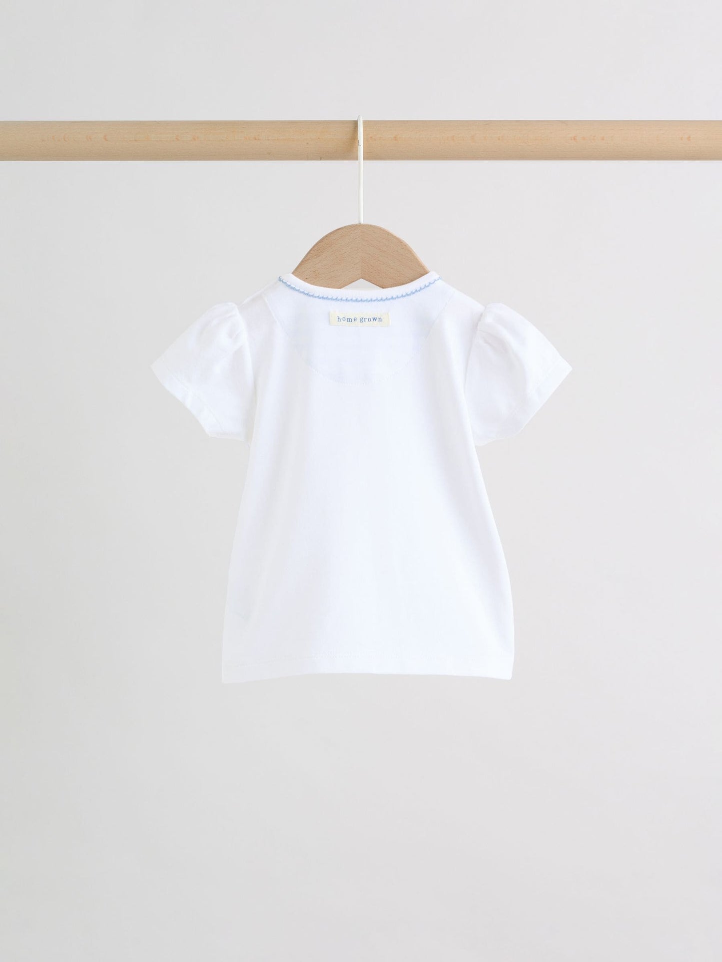 White Picnic Short Sleeve Baby Top and Short Set 2 Piece (0mths-2yrs) image 8