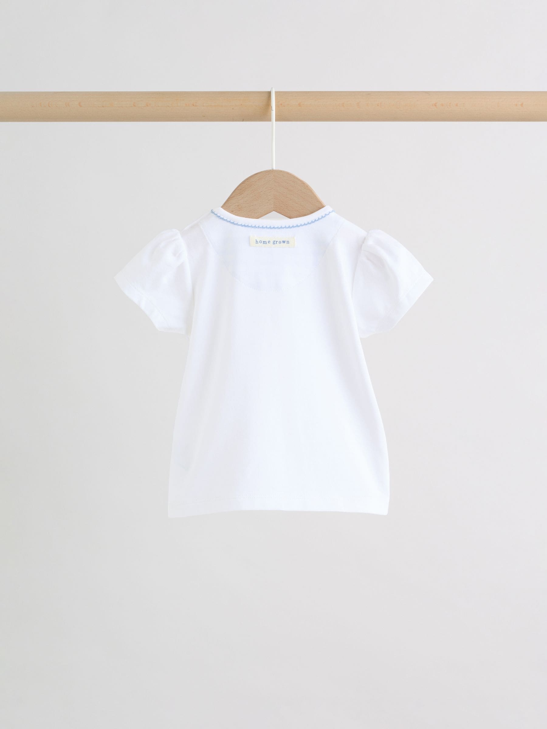 White Picnic Short Sleeve Baby Top and Short Set 2 Piece (0mths-2yrs) image 8