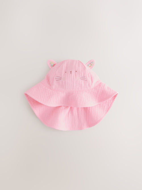 Pink Bunny Baby Bucket Hat image 1