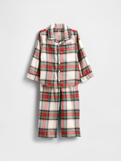 Gap Red Check Matching Family Christmas Pyjamas (6mths-5yrs) - image 2