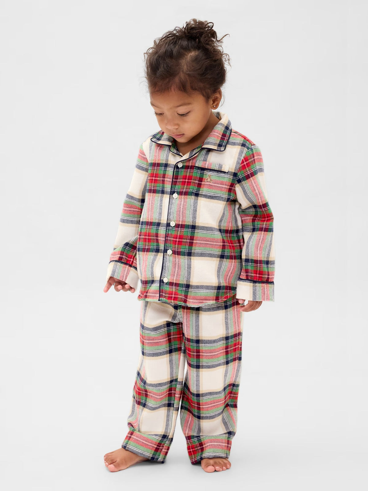 Gap Red Check Matching Family Christmas Pyjamas (6mths-5yrs) - image 4