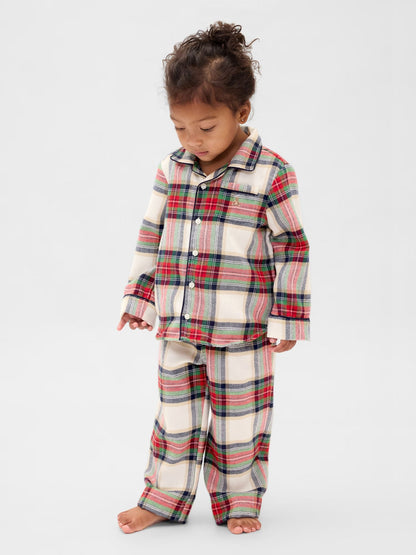 Gap Red Check Matching Family Christmas Pyjamas (6mths-5yrs) - image 4