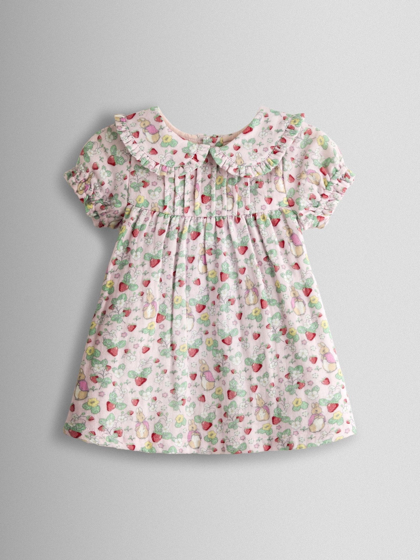JoJo Maman Bébé Pink Flopsy Bunny Dress, Knicker & Headband Set image 3