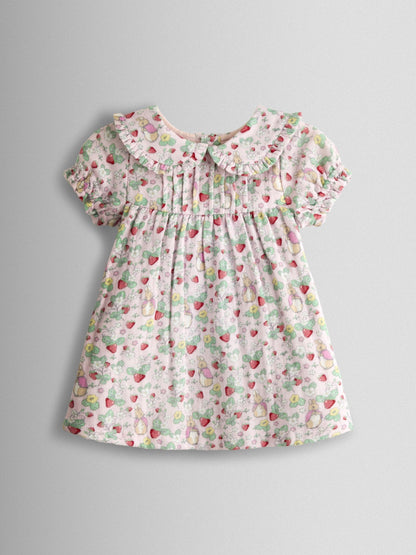 JoJo Maman Bébé Pink Flopsy Bunny Dress, Knicker & Headband Set image 3