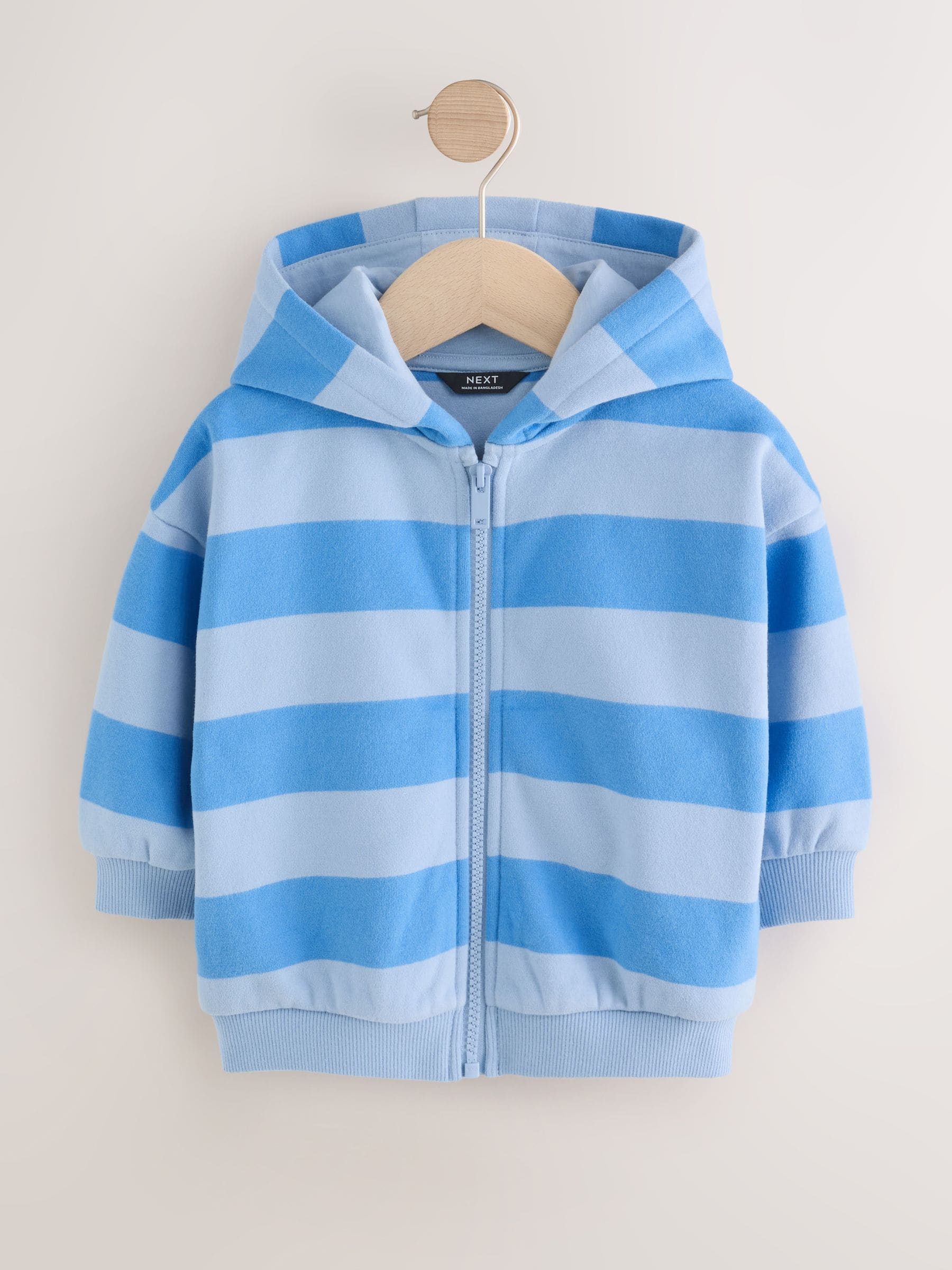 Dsiney Kidz - Blue Stripe Zip Thru Hoodie (3mths-7yrs) image 6