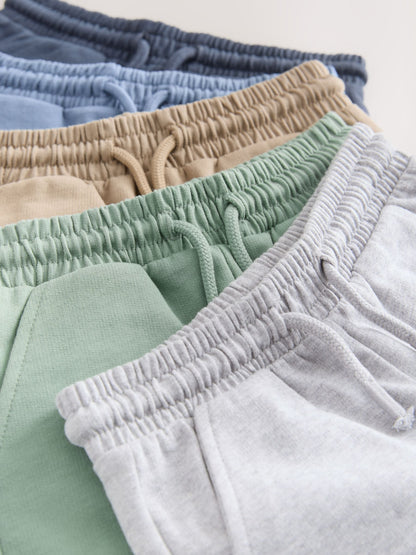 Dsiney Kidz - Sage Green Blue And Grey Jersey Shorts 5 Pack (3mths-7yrs) image 9