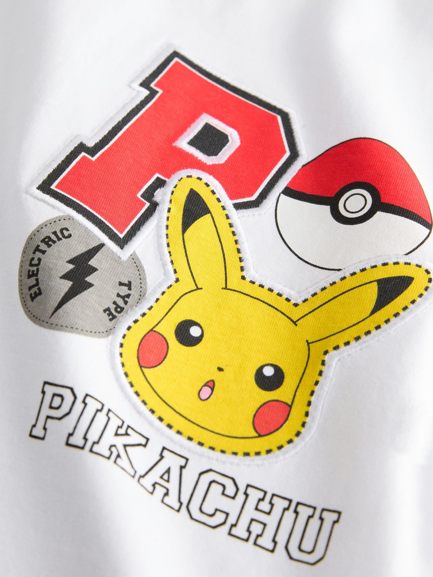 Dsiney Kidz - White Varsity Pokémon Short Sleeve T-Shirt (3-16yrs) image 8